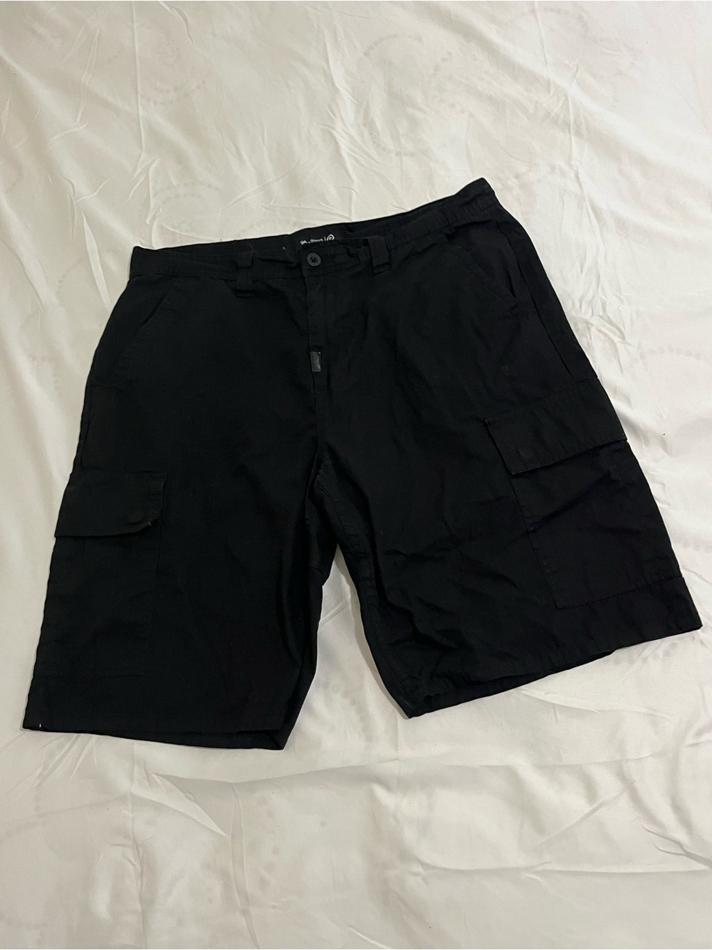 Lrg Black Cargo Shorts with Side Pockets Mens Size 38
